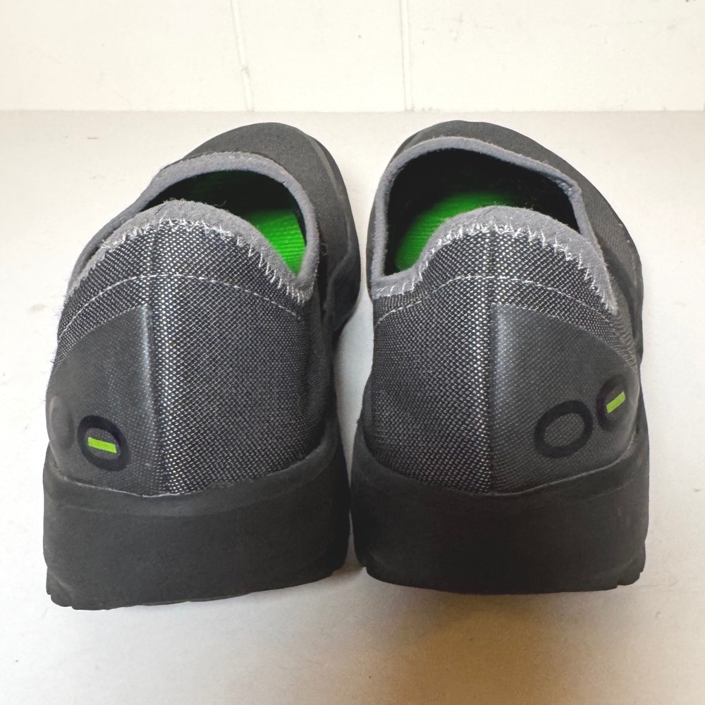 OOFOS OOmg Low Recovery Shoe Black Gray Mesh Slip On Sneakers Womens 5 EU 36 - Picture 4 of 7